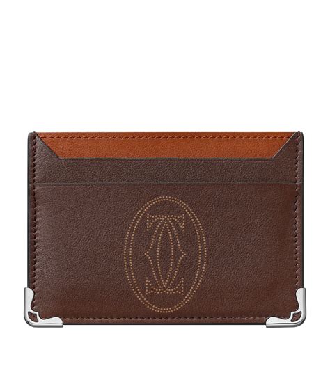 cartier mens card holder|cartier simple card holder.